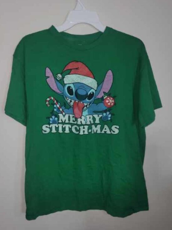 Disney Tops - Lilo & Stitch Christmas Shirt Disney Large